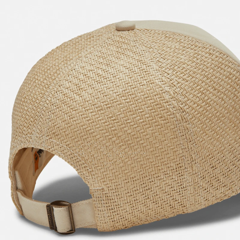 Women's Straw Panel Baseball Cap