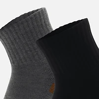 Richford 2-Pack Half-Cushion Quarter Crew Sock.