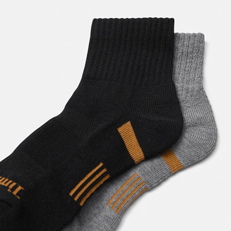 Richford 2-Pack Half-Cushion Quarter Crew Sock.