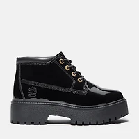 Women's Patent Leather Stone Street Platform Chukka