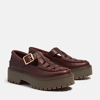 Women's Stone Street Platform Buckle Shoe