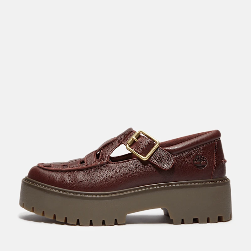 Women's Stone Street Platform Buckle Shoe