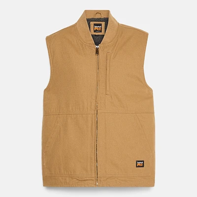 Men's Timberland PRO® Gritman Fleece-Lined Canvas Vest