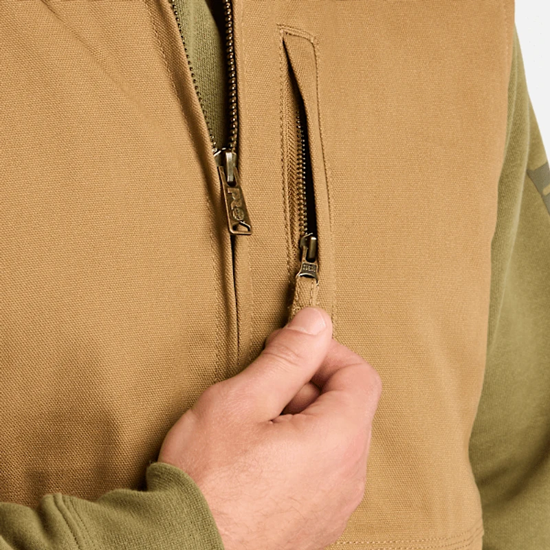 Men's Timberland PRO® Gritman Fleece-Lined Canvas Vest