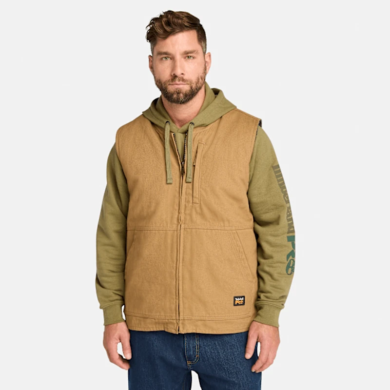 Men's Timberland PRO® Gritman Fleece-Lined Canvas Vest