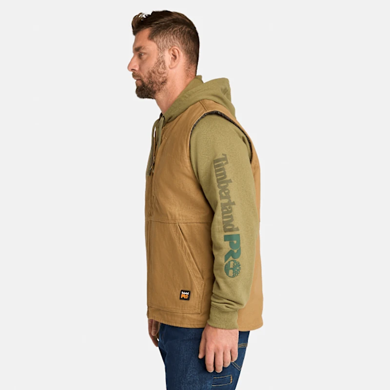 Men's Timberland PRO® Gritman Fleece-Lined Canvas Vest