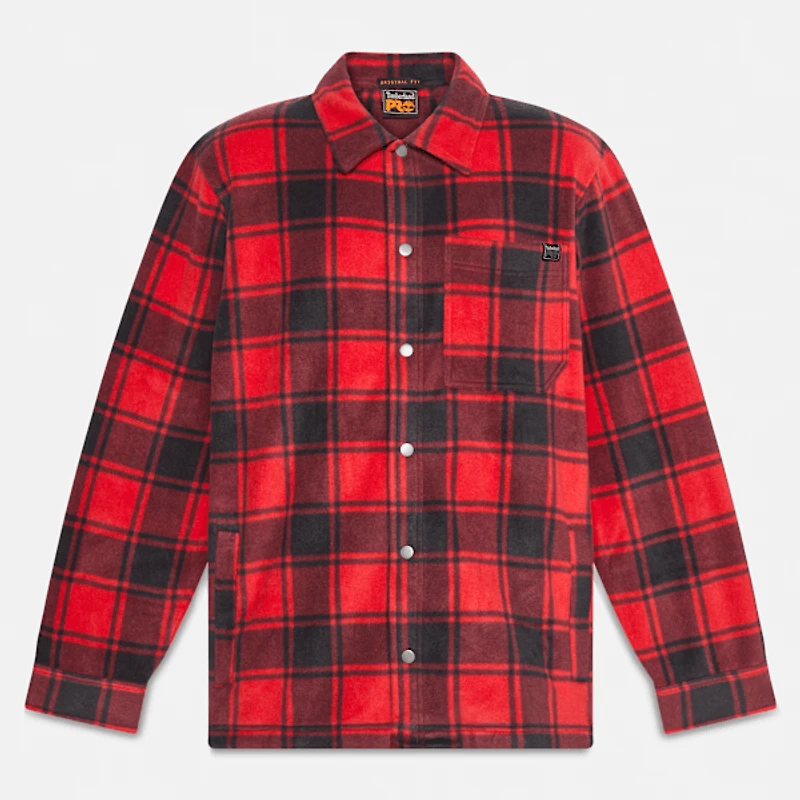 Men's Timberland PRO® Gritman Check Heavyweight Fleece Shirt