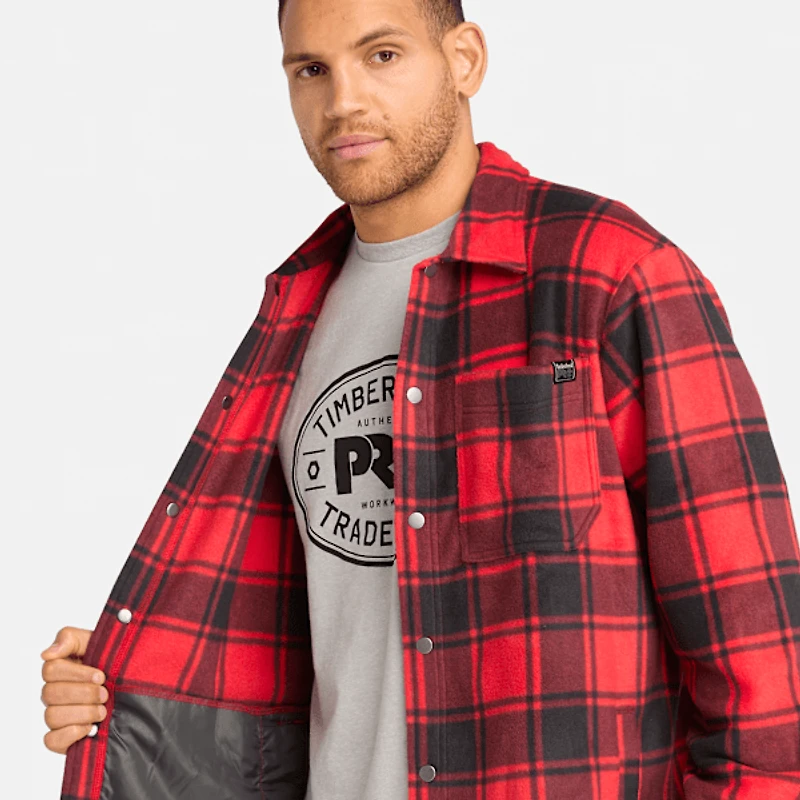 Men's Timberland PRO® Gritman Check Heavyweight Fleece Shirt