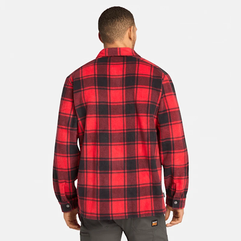 Men's Timberland PRO® Gritman Check Heavyweight Fleece Shirt