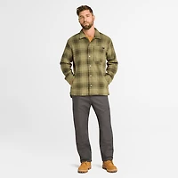 Men's Timberland PRO® Gritman Check Heavyweight Fleece Shirt