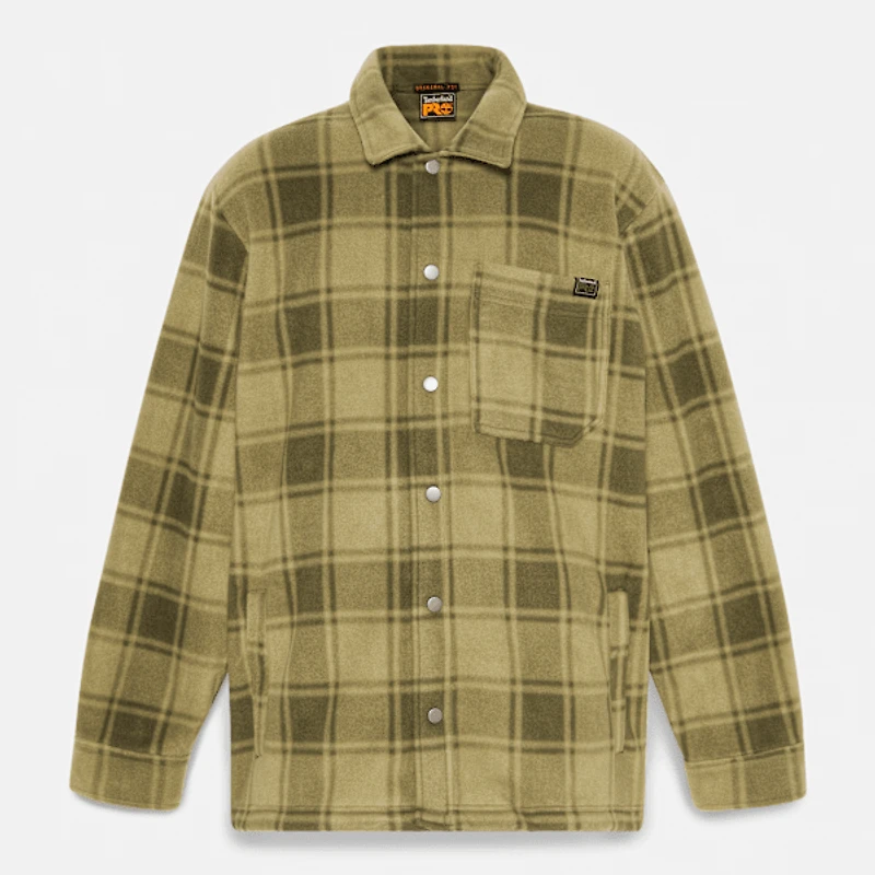 Men's Timberland PRO® Gritman Check Heavyweight Fleece Shirt