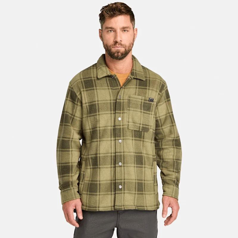 Men's Timberland PRO® Gritman Check Heavyweight Fleece Shirt