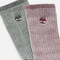 Men’s Timberland® 2-Pack Kittery Full Cushion Boot Crew Sock