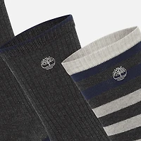 Men's Timberland® 3-Pack Craftsbury Striped Crew Sock