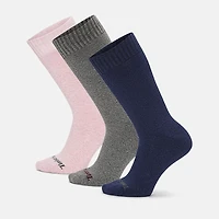 Women's Ashland 3-Pack Heathered Boot Crew Sock
