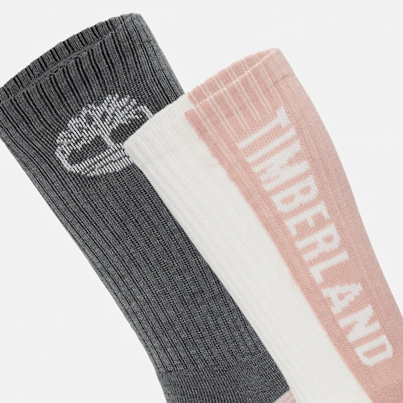 Women’s Timberland® 2-Pack Color-Block Crew Sock
