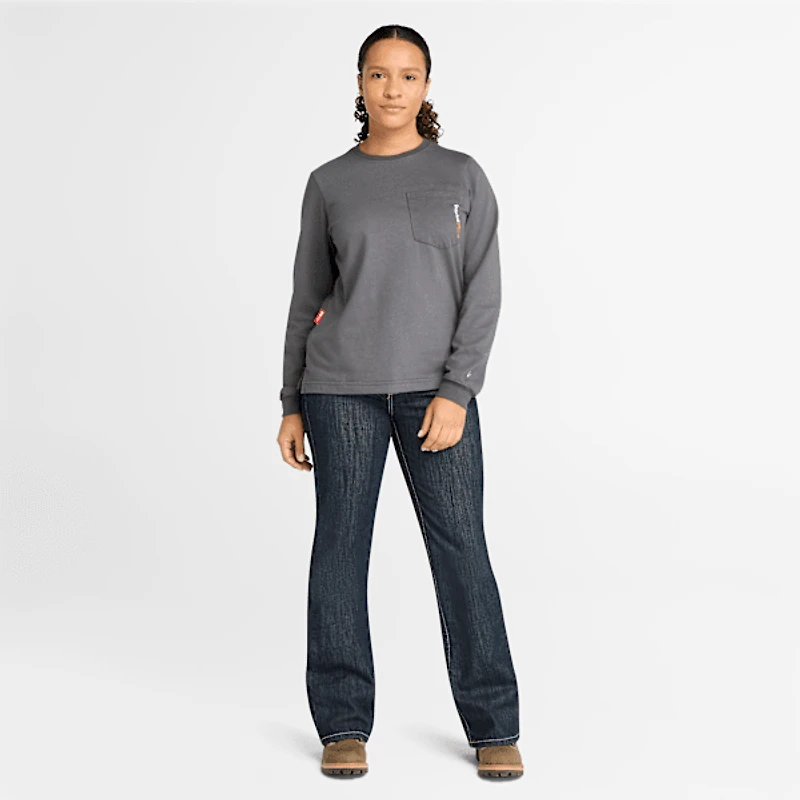 Women's Timberland PRO® Cotton Core Flame-Resistant Long-Sleeve T-Shirt
