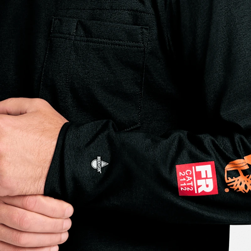 Men's Timberland PRO® Cotton Core Flame-Resistant Long-Sleeve T-Shirt