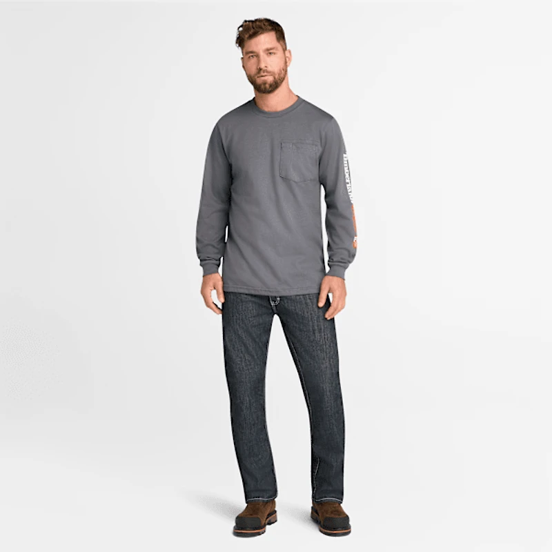 Men's Timberland PRO® Cotton Core Flame-Resistant Long-Sleeve T-Shirt