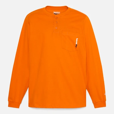Men's Timberland PRO® Cotton Core Flame-Resistant Long-Sleeve Henley