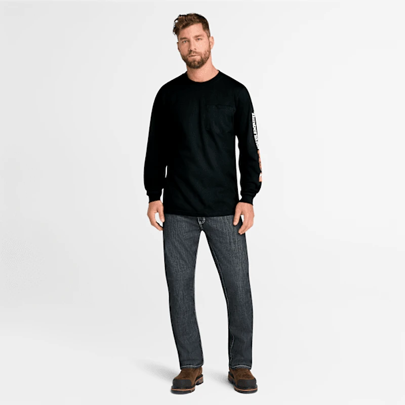 Men's Timberland PRO® Cotton Core Flame-Resistant Long-Sleeve T-Shirt