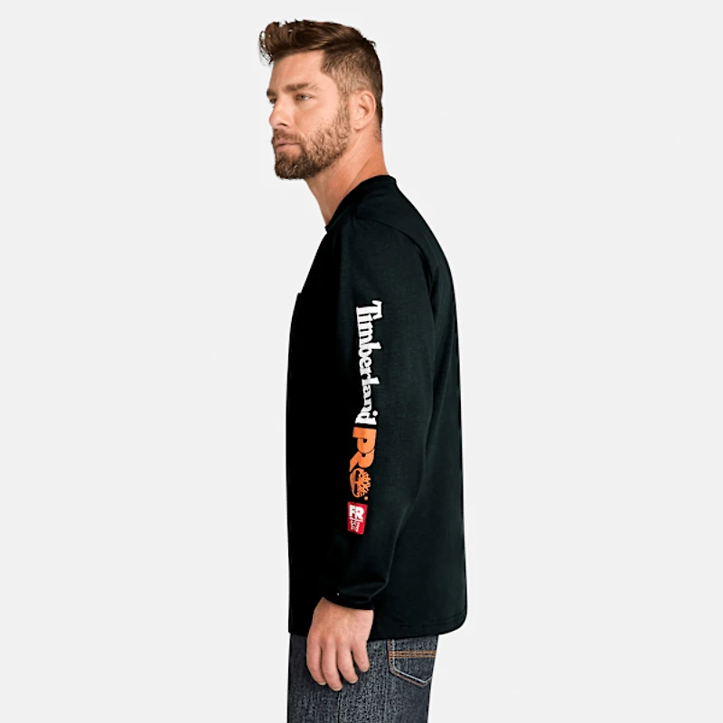 Men's Timberland PRO® Cotton Core Flame-Resistant Long-Sleeve T-Shirt