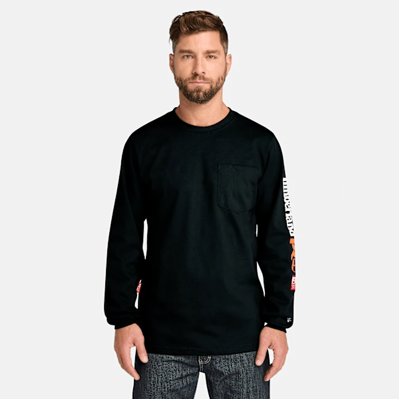 Men's Timberland PRO® Cotton Core Flame-Resistant Long-Sleeve T-Shirt