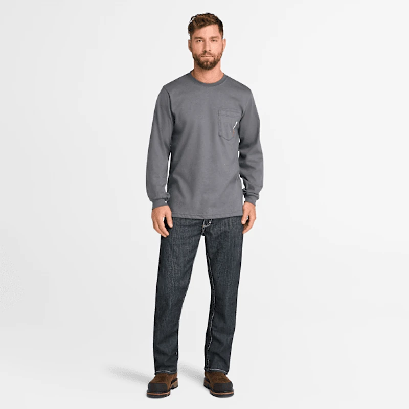 Men's Timberland PRO® Cotton Core Flame-Resistant Long-Sleeve T-Shirt