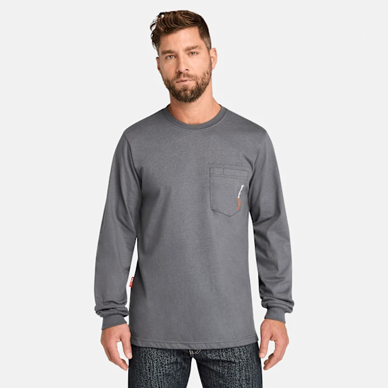 Men's Timberland PRO® Cotton Core Flame-Resistant Long-Sleeve T-Shirt