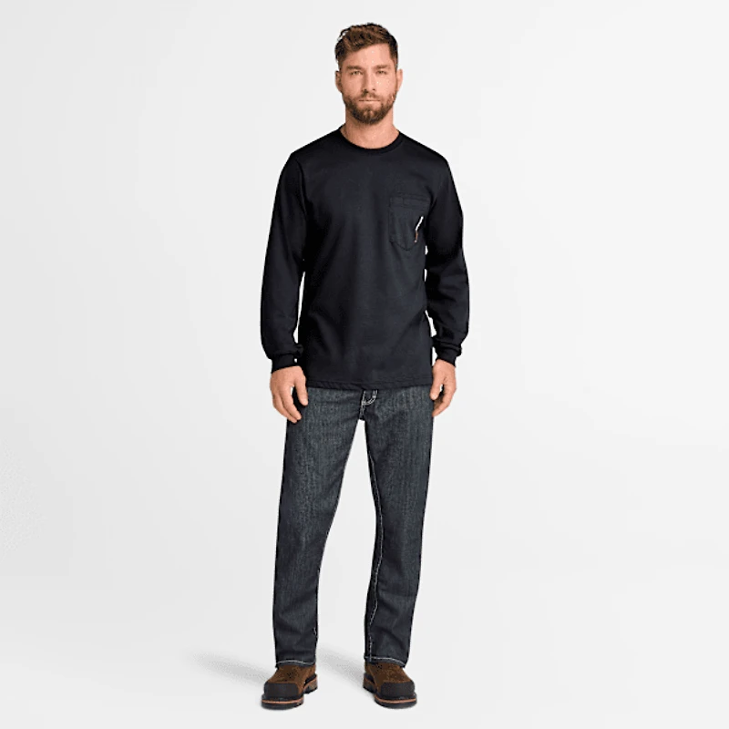 Men's Timberland PRO® Cotton Core Flame-Resistant Long-Sleeve T-Shirt