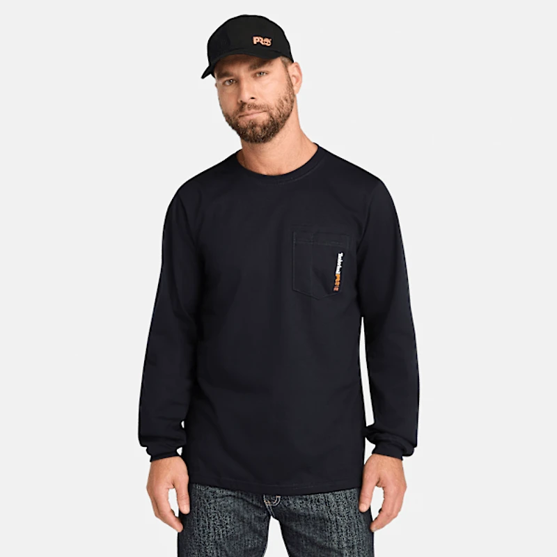 Men's Timberland PRO® Cotton Core Flame-Resistant Long-Sleeve T-Shirt