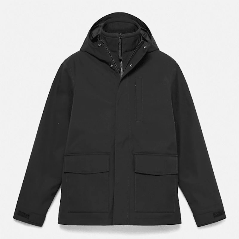 Men's Water-Resistant 3-in-1 Hooded Jacket