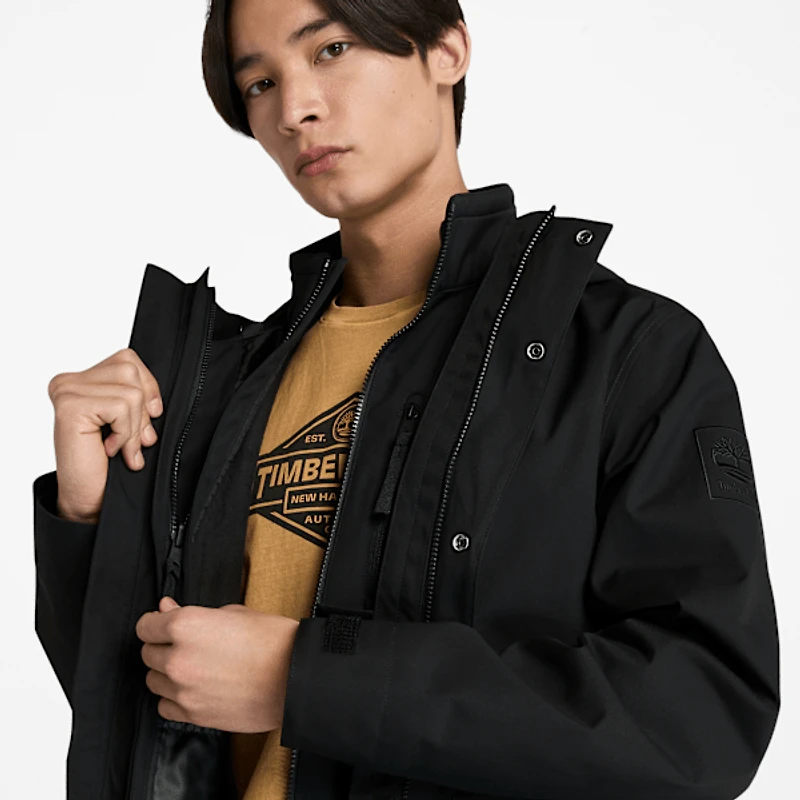 Men's Water-Resistant 3-in-1 Hooded Jacket
