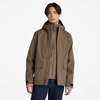 Men's Water-Resistant 3-in-1 Hooded Jacket