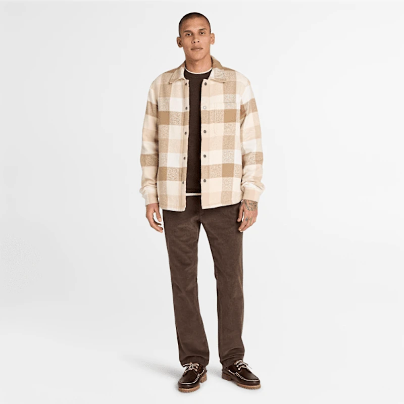 Men's High-Pile Lined Overshirt