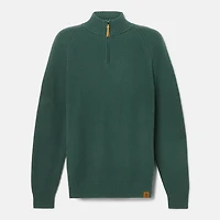 Men's Williams River Textured Quarter-Zip Sweater