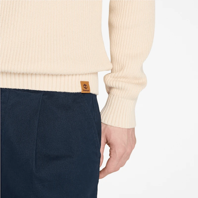 Men's Williams River Textured Quarter-Zip Sweater