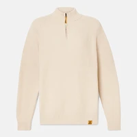 Men's Williams River Textured Quarter-Zip Sweater