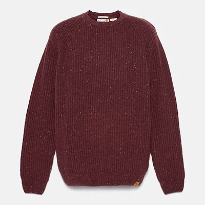 Men's Chunky Yarn Crewneck Sweater
