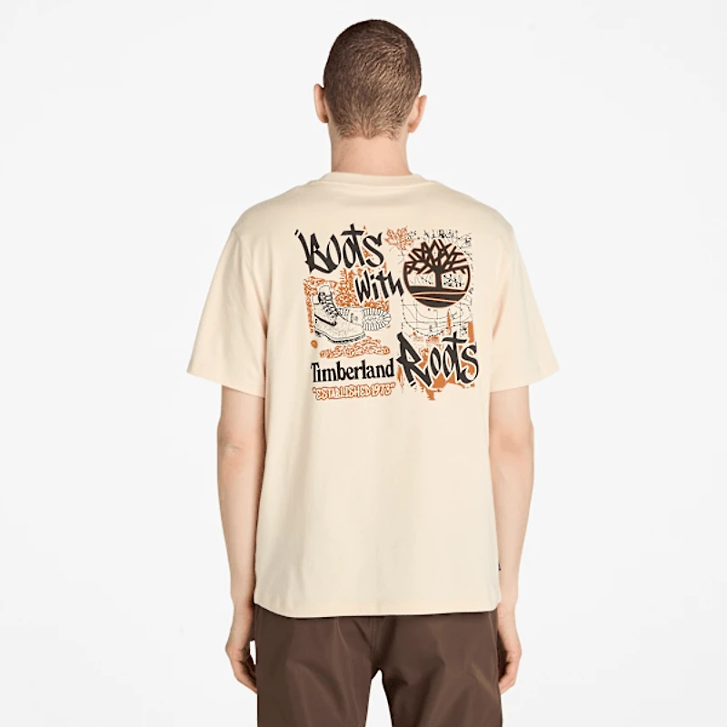 Men's Timberland® Brand Carrier Slogan Back Graphic T-Shirt
