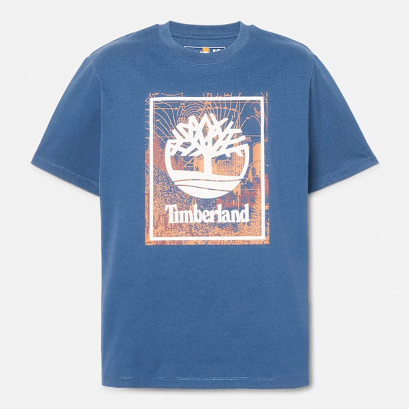 Men's Front Seasonal Stack Logo Graphic T-Shirt