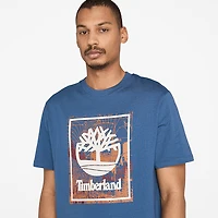 Men's Front Seasonal Stack Logo Graphic T-Shirt