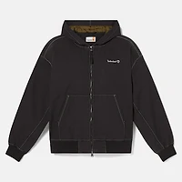 Washed Duck Canvas Hooded Bomber