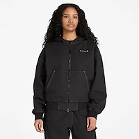 Washed Duck Canvas Hooded Bomber