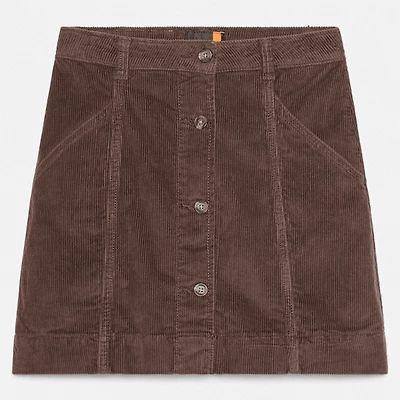 Women's Washed Corduroy Skirt