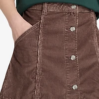 Women's Washed Corduroy Skirt