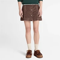 Women's Washed Corduroy Skirt