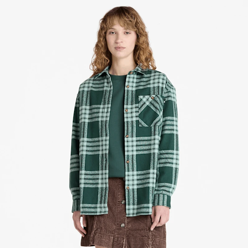 Women's Midweight Flannel Pocket Shirt