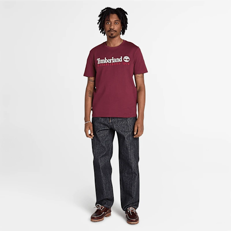 Men's Established 1973 Embroidery Logo T-Shirt
