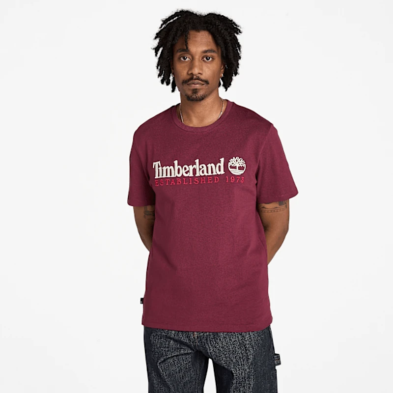 Men's Established 1973 Embroidery Logo T-Shirt